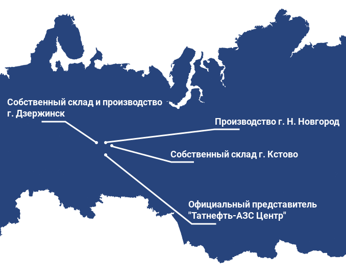 Мобильная карта доставки по России